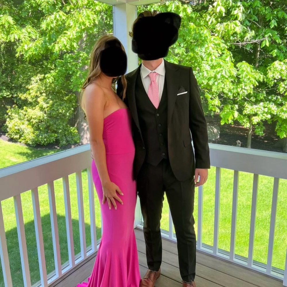 Revolve Strapless Fishtail Gown - Size Small